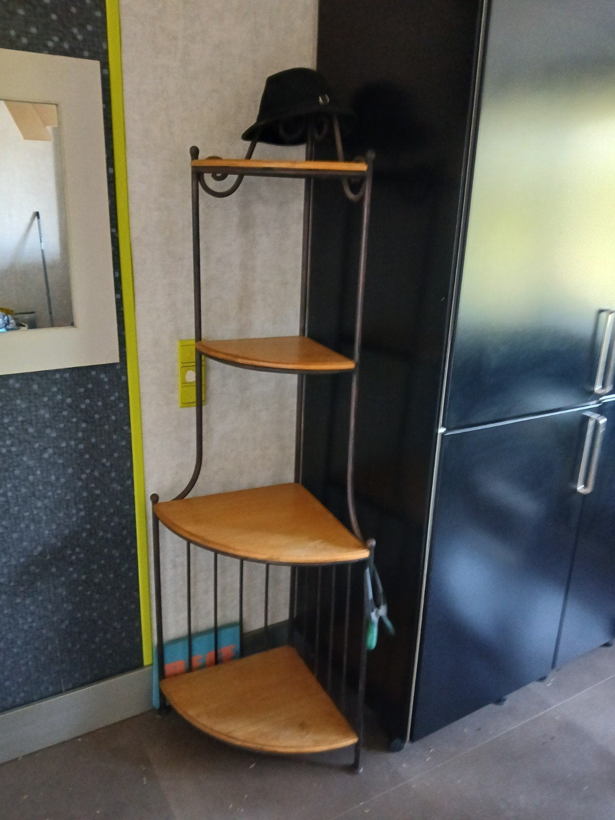 etagere en fer forger et bois, Enlèvement