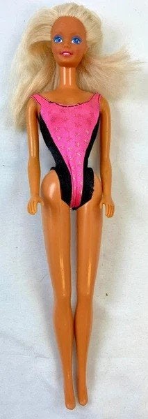 Mattel Barbie Saint-Tropez pop #2096 1988 Vintage Superstar, Collections, Poupées, Comme neuf, Fashion Doll, Envoi