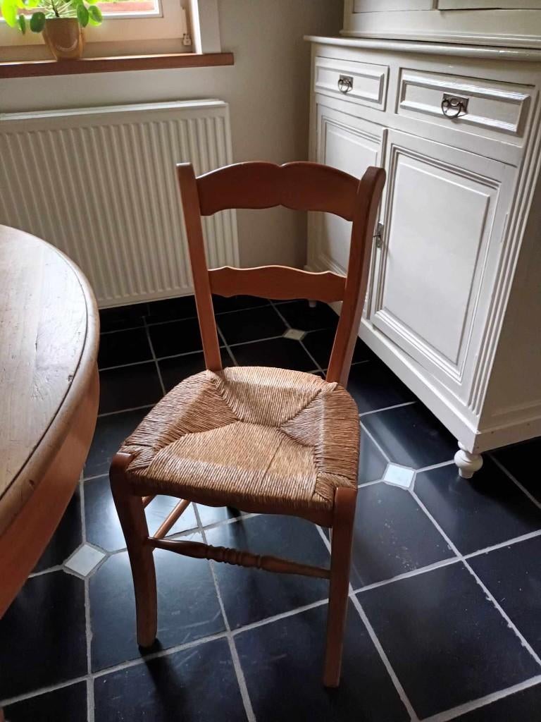 4 Eiken stoelen te koop met evt tafel!, Huis en Inrichting, Ophalen, Zo goed als nieuw