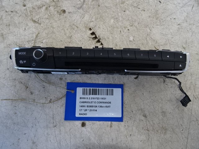 RADIO BMW 2 serie (F23) (01-2014/06-2021) (6131681418701), Auto-onderdelen, Gebruikt, Mevr. I. Hauben, BMW, Rue de l'Espoir 34 34
4030  GRIVEGNÉE, BE