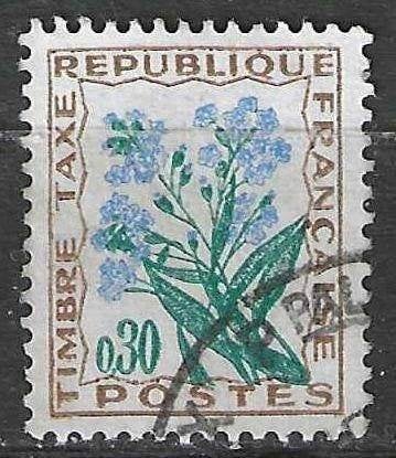 France 1964/1971 - Yvert 99TX - Timbre fiscal - yosoti (ST), Envoi, Affranchi