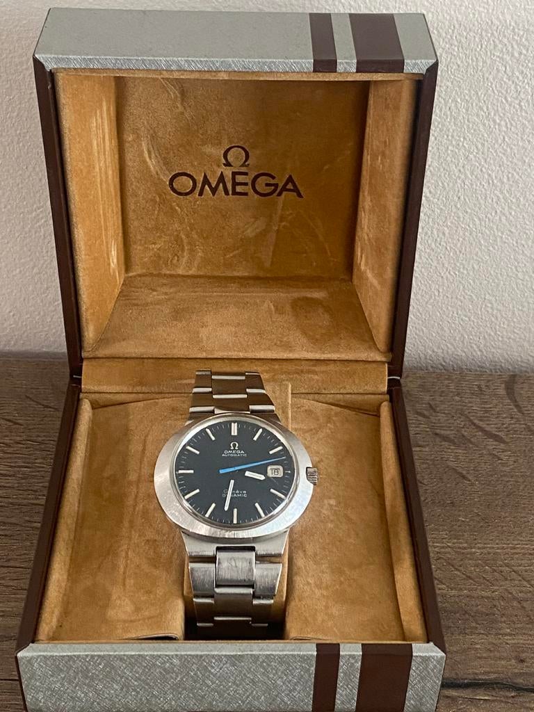 Omega Dynamic Automatic + boîtier Omega, Montre-bracelet, Enlèvement ou Envoi, Acier, Utilisé