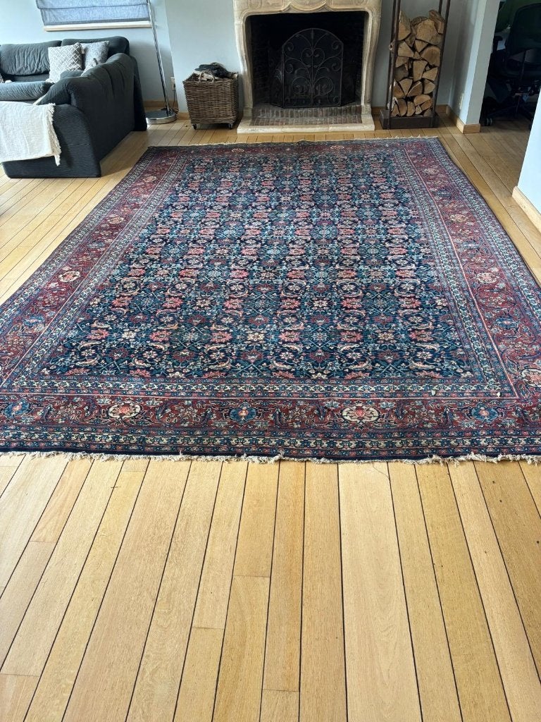 Grand tapis d’Orient noué main en laine – 280  400 cm, Enlèvement