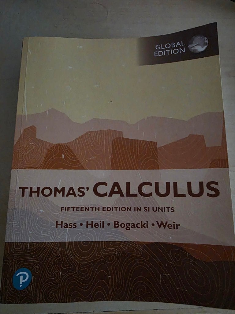 Thomas' Calculus, SI Units, Livres, Enlèvement ou Envoi, Neuf