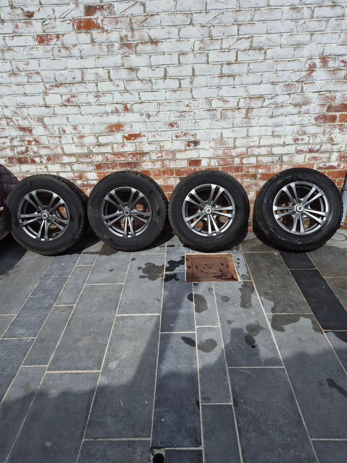 Antracietgrijze Racer Light velgen, 16 inch, Banden en Velgen, Winterbanden, Ophalen