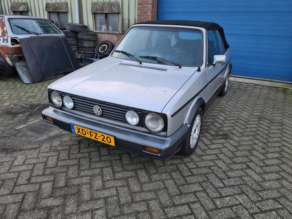 Golf1 cabrio 1990 98pk servo, Autos, Volkswagen, Particulier, Golf, Essence, Cabriolet, 2 portes, Boîte manuelle, Enlèvement