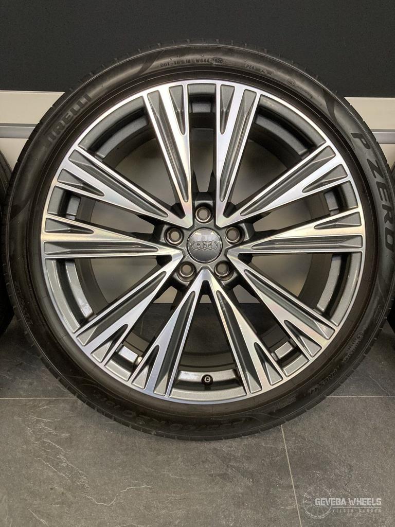 20” originele Audi A6 C8 velgen + banden 5x112 255/40/20 4K0, Auto-onderdelen, Banden en Velgen, Gebruikt, 255 mm, -, -