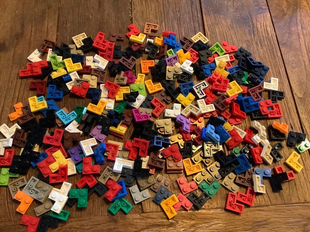 Lego plaatjes hoek 240 stuks / 235-1, Ophalen of Verzenden, Zo goed als nieuw, Losse stenen, Lego