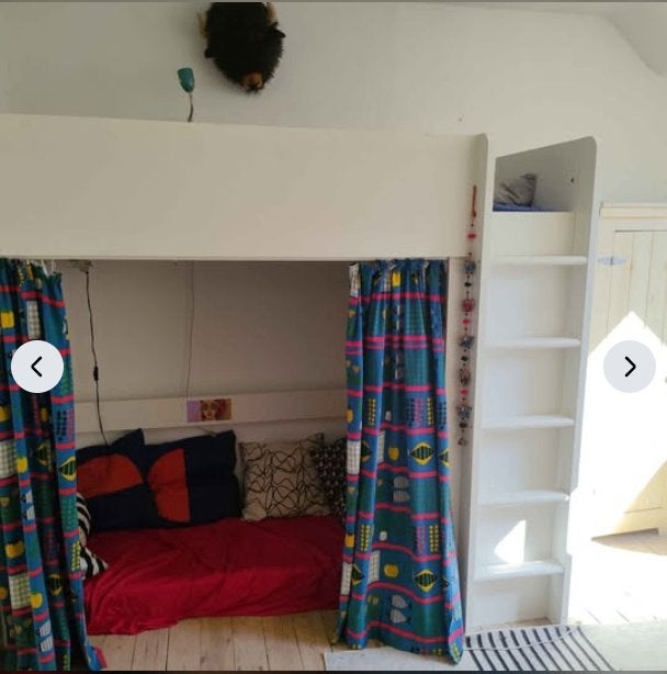 lit ikea superposé avec rangemennt bureau, 100 cm, Une personne, 180 à 200 cm, Enlèvement