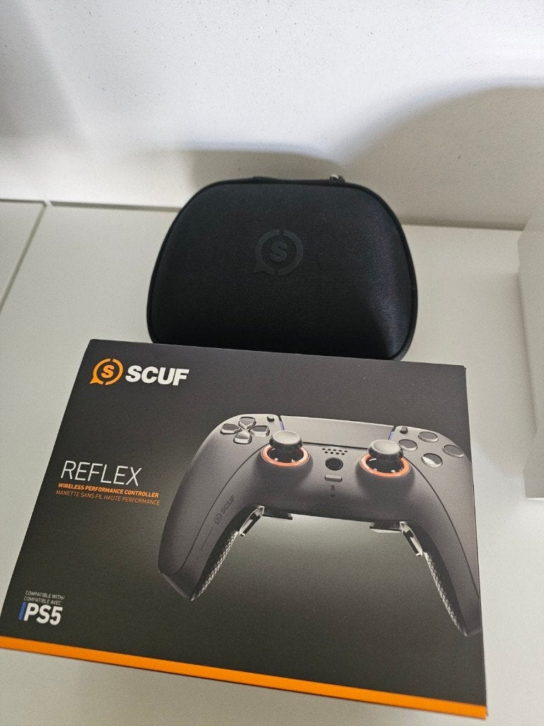 SCUF Reflex PS5 Controller (Zwart/Oranje) – Inclusief Doos, Games en Spelcomputers, Spelcomputers | Sony Consoles | Accessoires