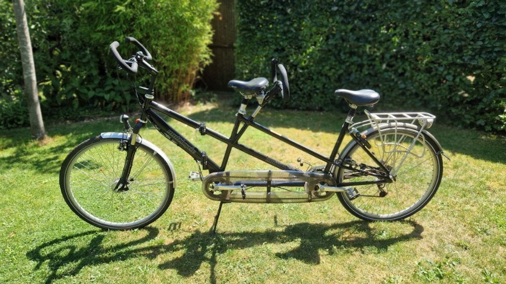 Tandem MultiCycle Plooibaar Vouwtandem, Gebruikt, Opvouwbaar, 10 tot 15 versnellingen, Velgrem