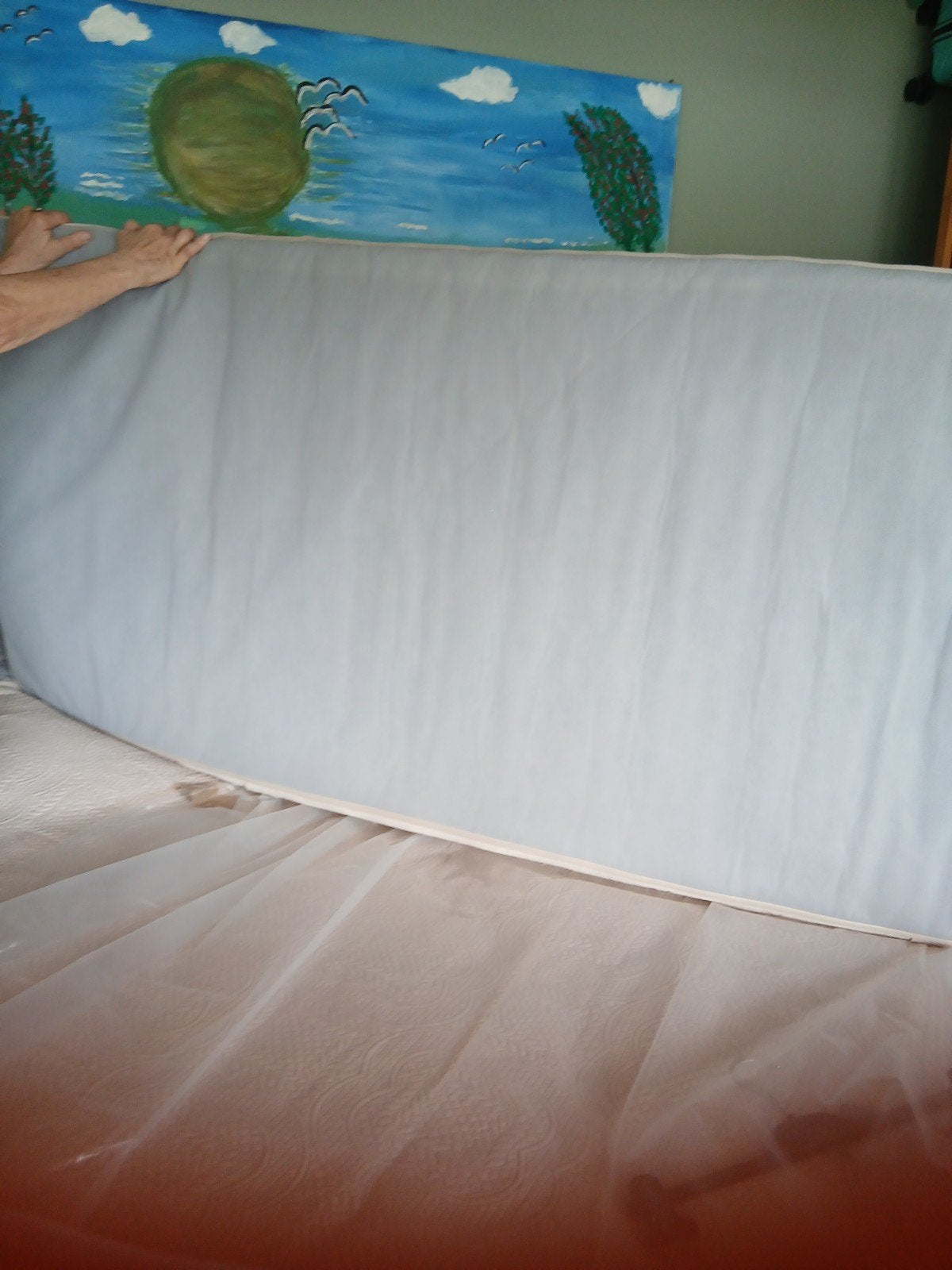 Matelas neuf 80x200 x.10cm d'épaisseur. à ressort ensachés, Maison & Meubles, Enlèvement, Matelas