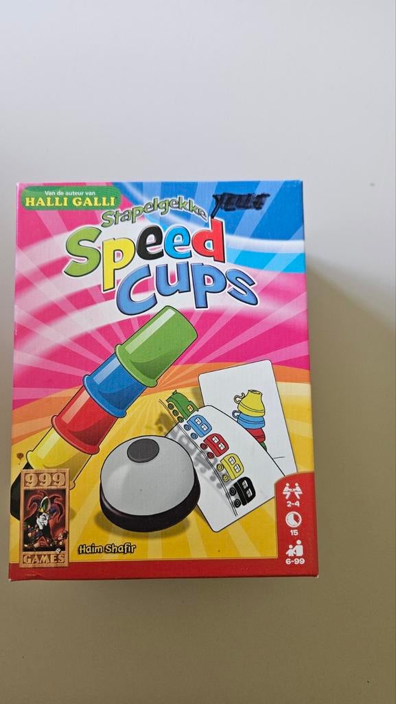 Speed cups, educatief spel, Een of twee spelers, Ophalen of Verzenden, Zo goed als nieuw