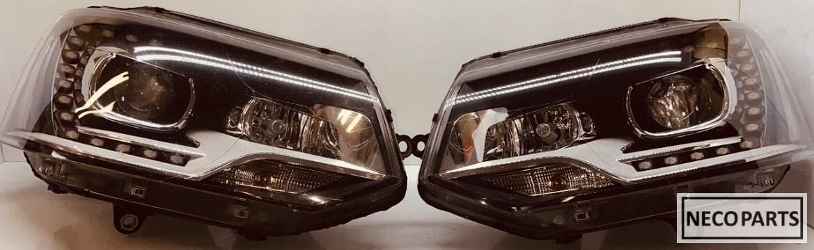 VW T5 7E5 XENON LED KOPLAMPEN KOPLAMP ORIGINEEL COMPLEET, Volkswagen, -, Utilisé, -