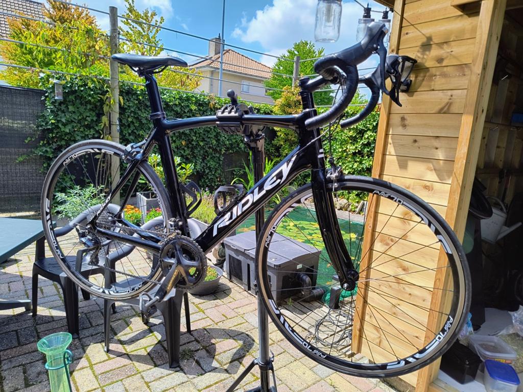 Ridley Noah RS (maat M)met Shimano ultegra en tweede wielset, Fietsen en Brommers, Gebruikt, Carbon, 10 tot 15 versnellingen, 53 tot 57 cm