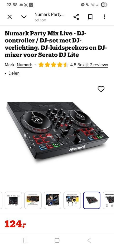 Numark dj controller, Ophalen of Verzenden