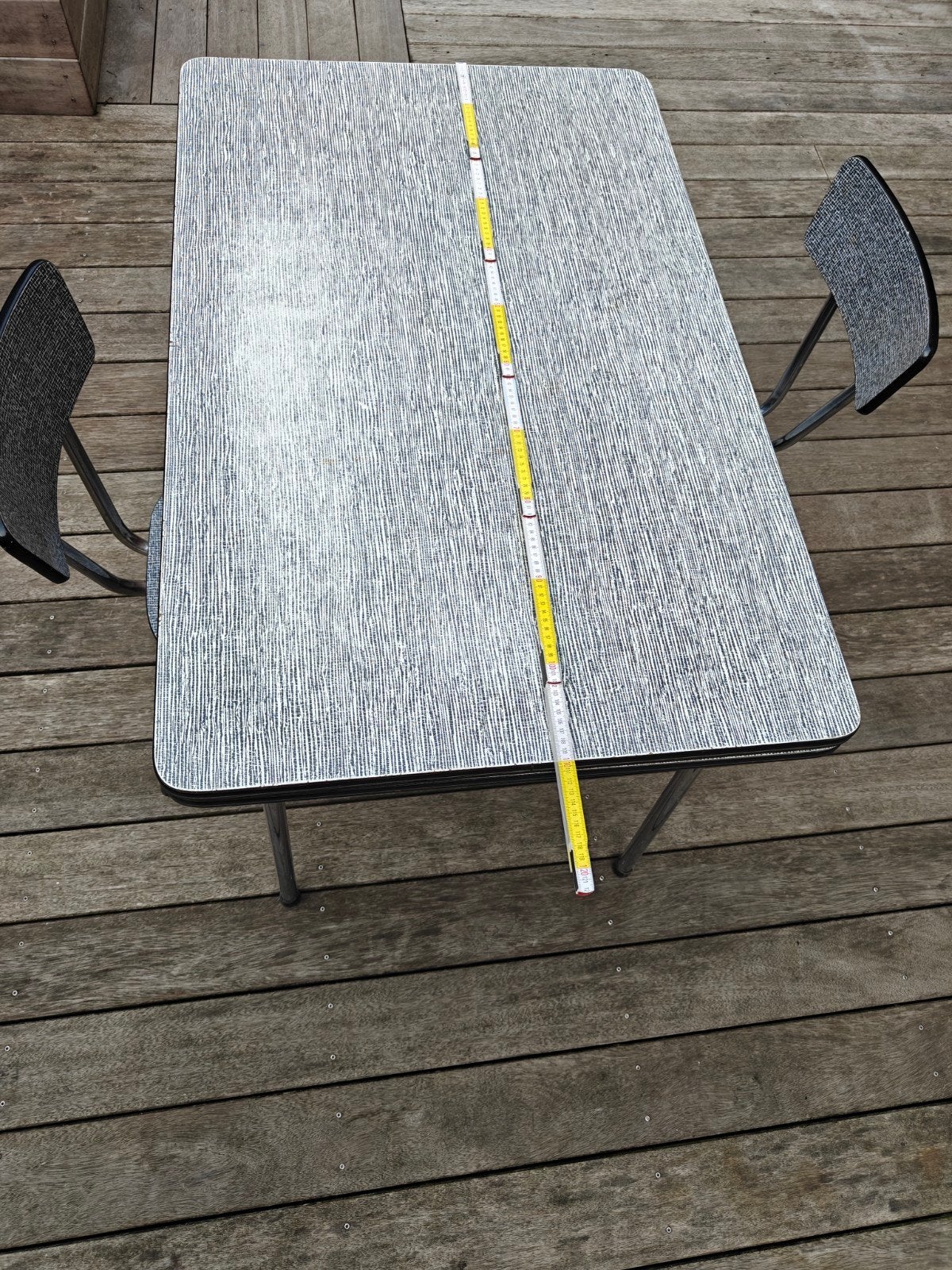 retro formica tafel, Ophalen
