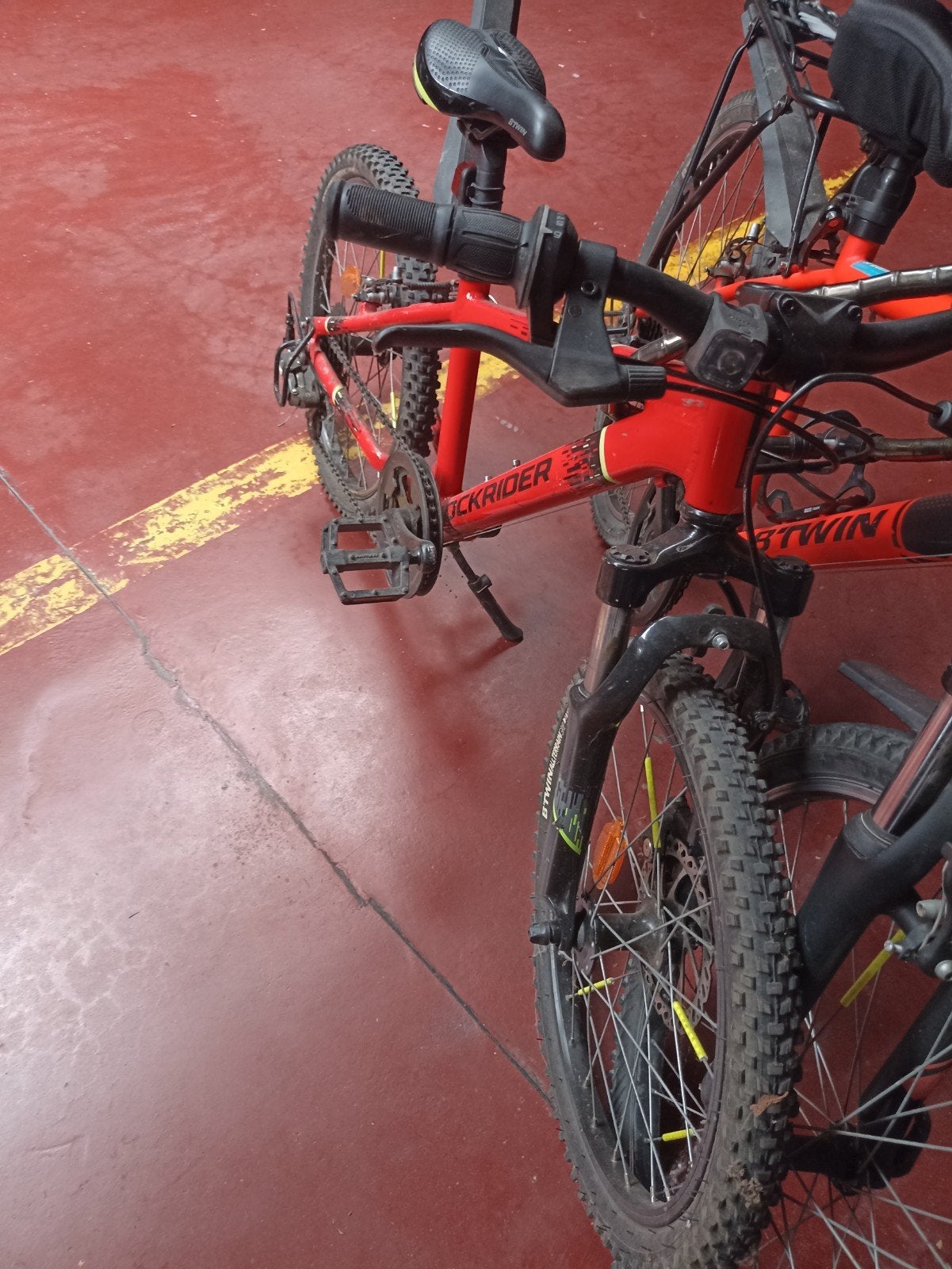 Kinder fiets te koop., Ophalen, Gebruikt, Schijfrem, 16 tot 20 inch