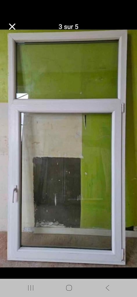 Chassis pvc double vitrage., Bricolage & Construction, Châssis & Portes coulissantes, Enlèvement