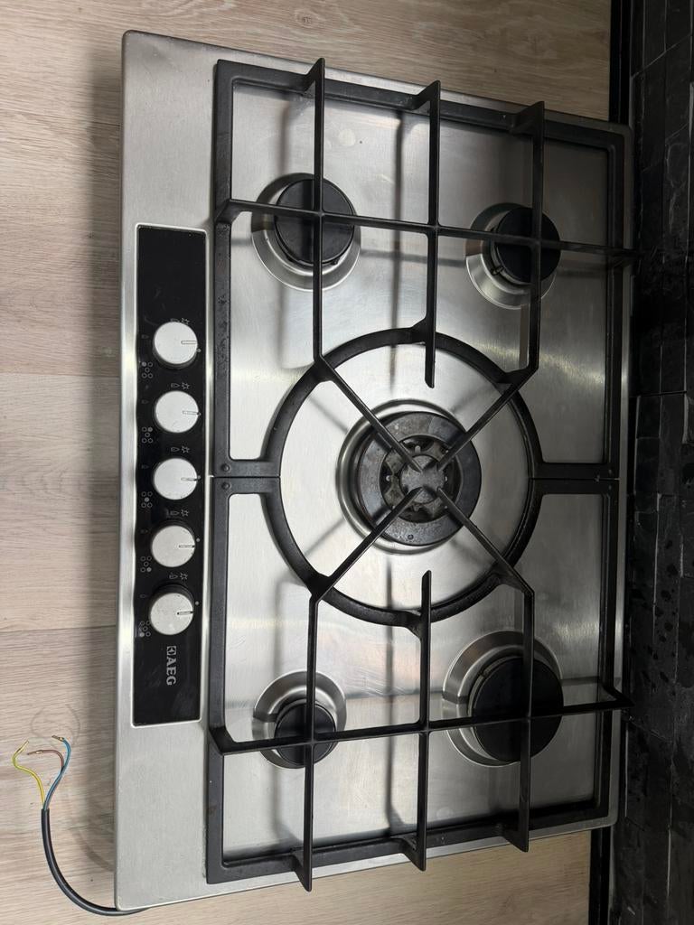 Aeg gasfornuis, Elektronische apparatuur, Kookplaten, Ophalen, Zo goed als nieuw