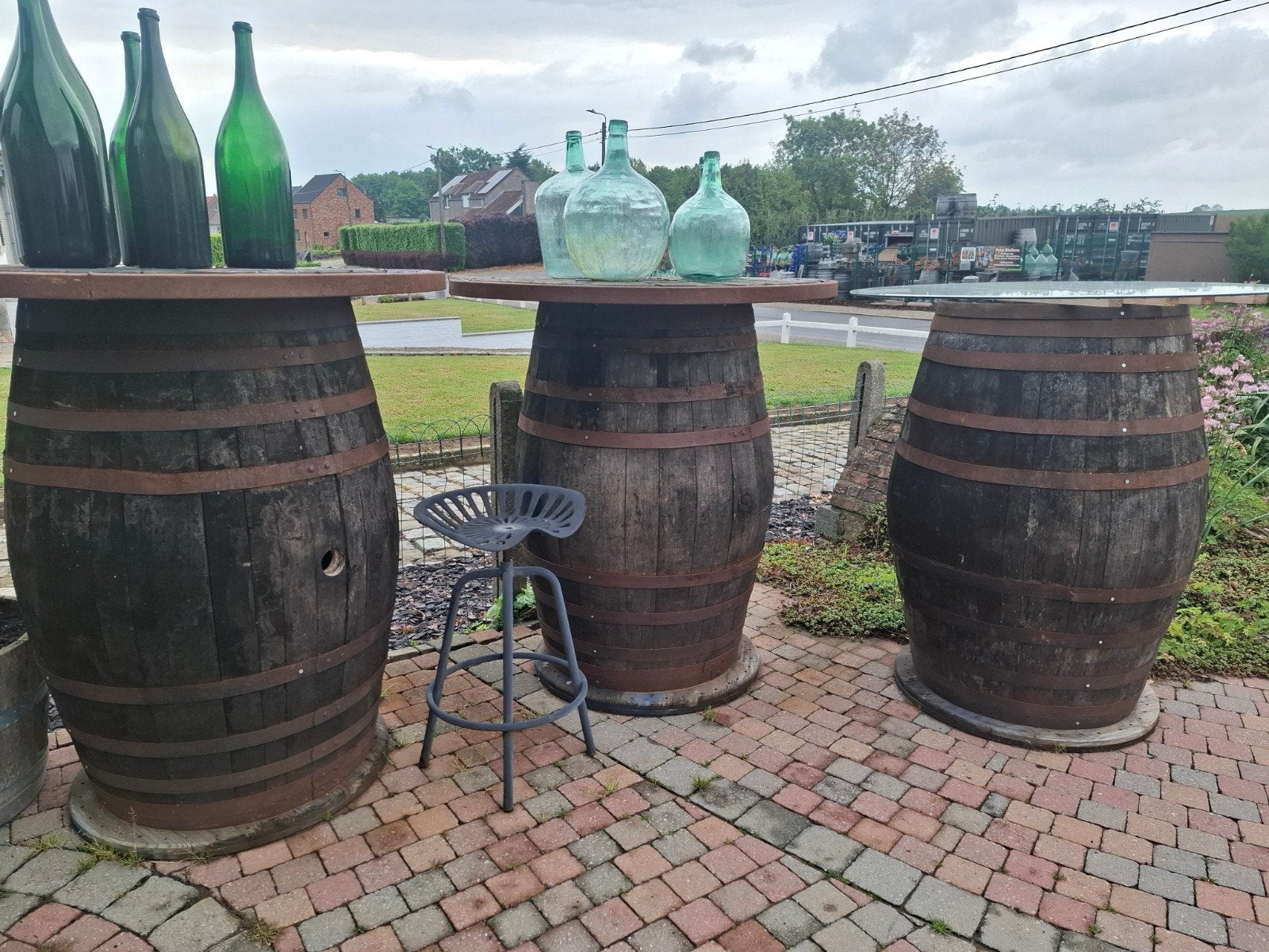Eikenhouten 600l whiskey tonnen als decoratie!, Ophalen