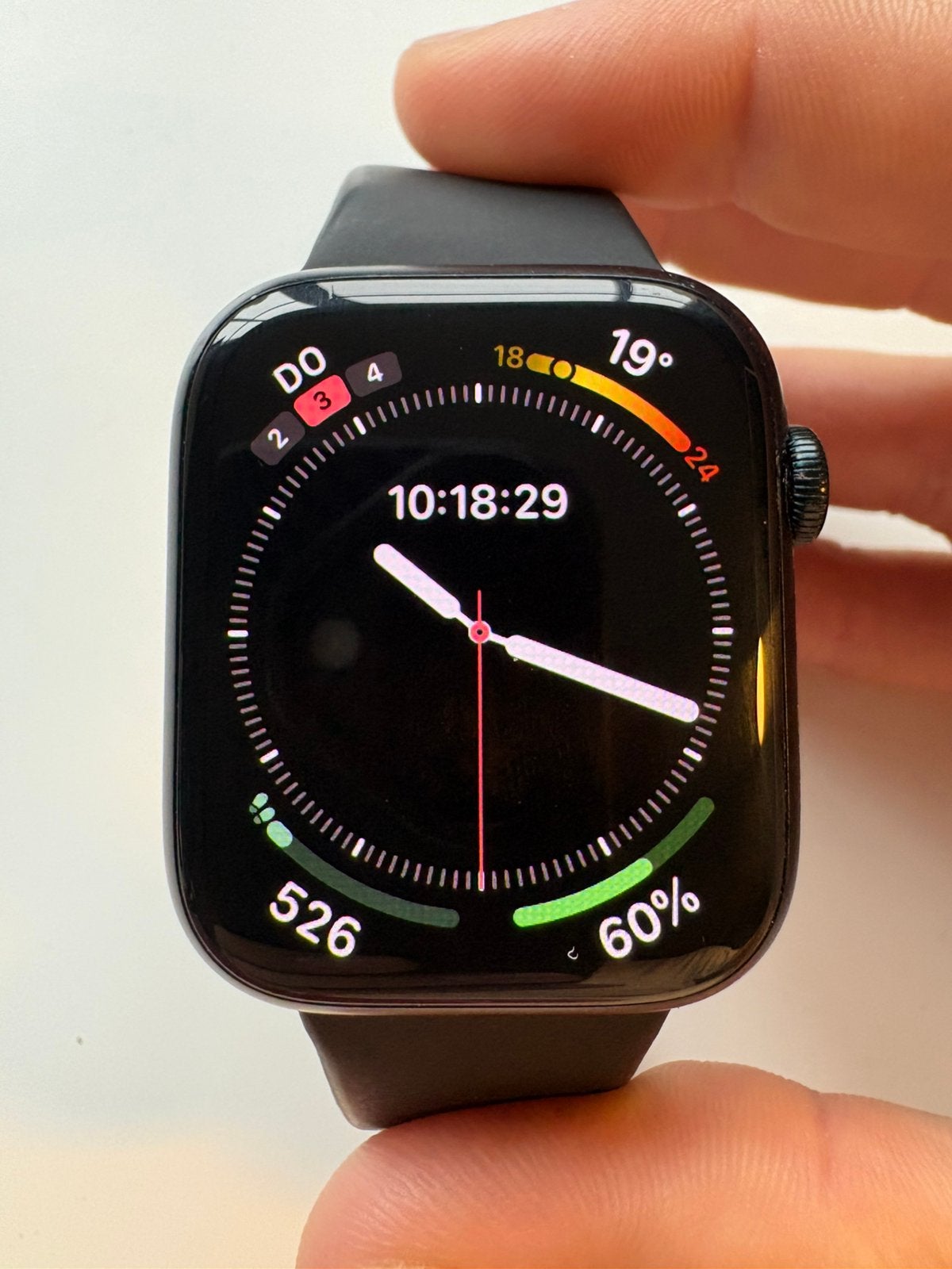 Apple Watch Series 9 - 45mm - oplader - 3 maand garantie, Handtassen en Accessoires, Smartwatches, Blauw, Apple Watch, IOS, Ophalen of Verzenden