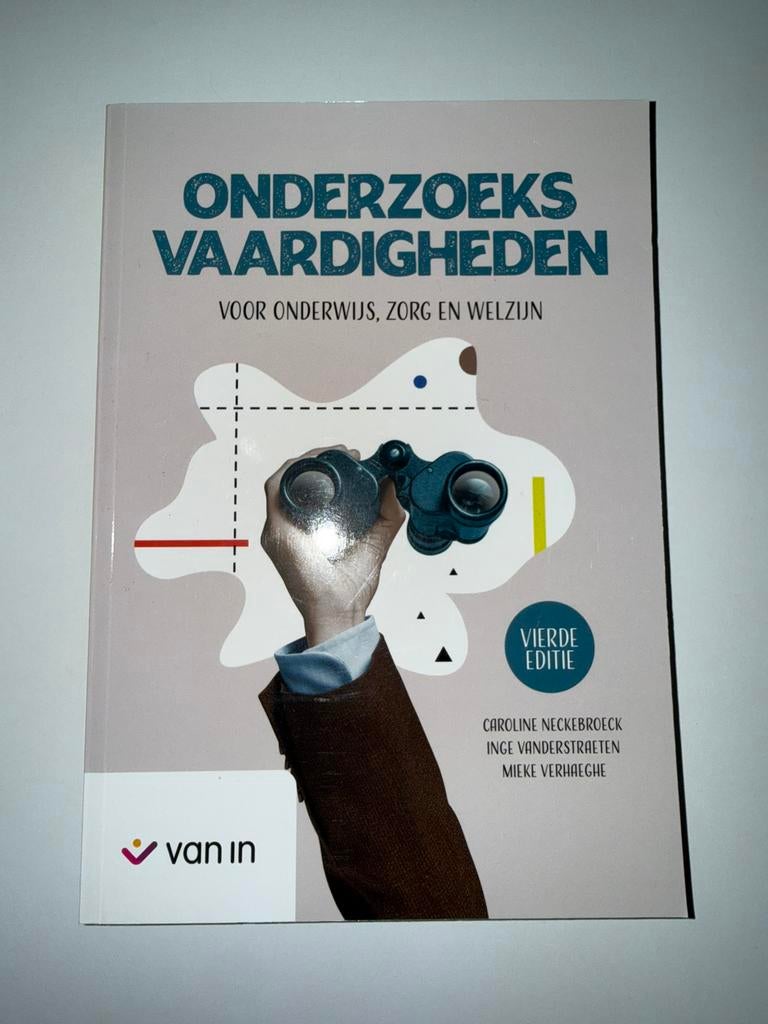 Handboek: Onderzoeksvaardigheden, Boeken, Ophalen of Verzenden, Nieuw, Hogeschool
