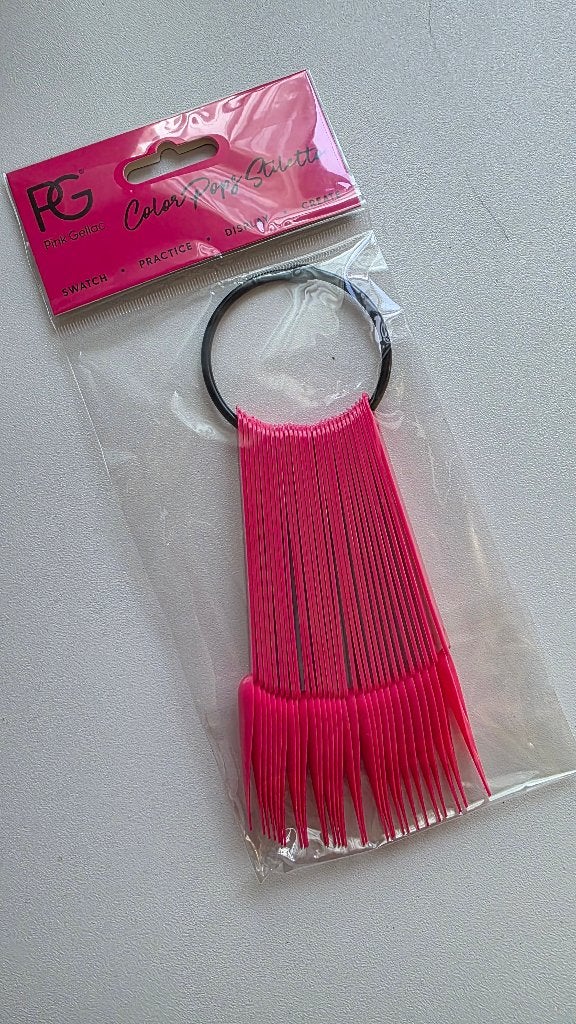 Pink Gellac - kleurendisplay nagelvorm, Nieuw, Ophalen of Verzenden, Accessoires, Handen en Nagels
