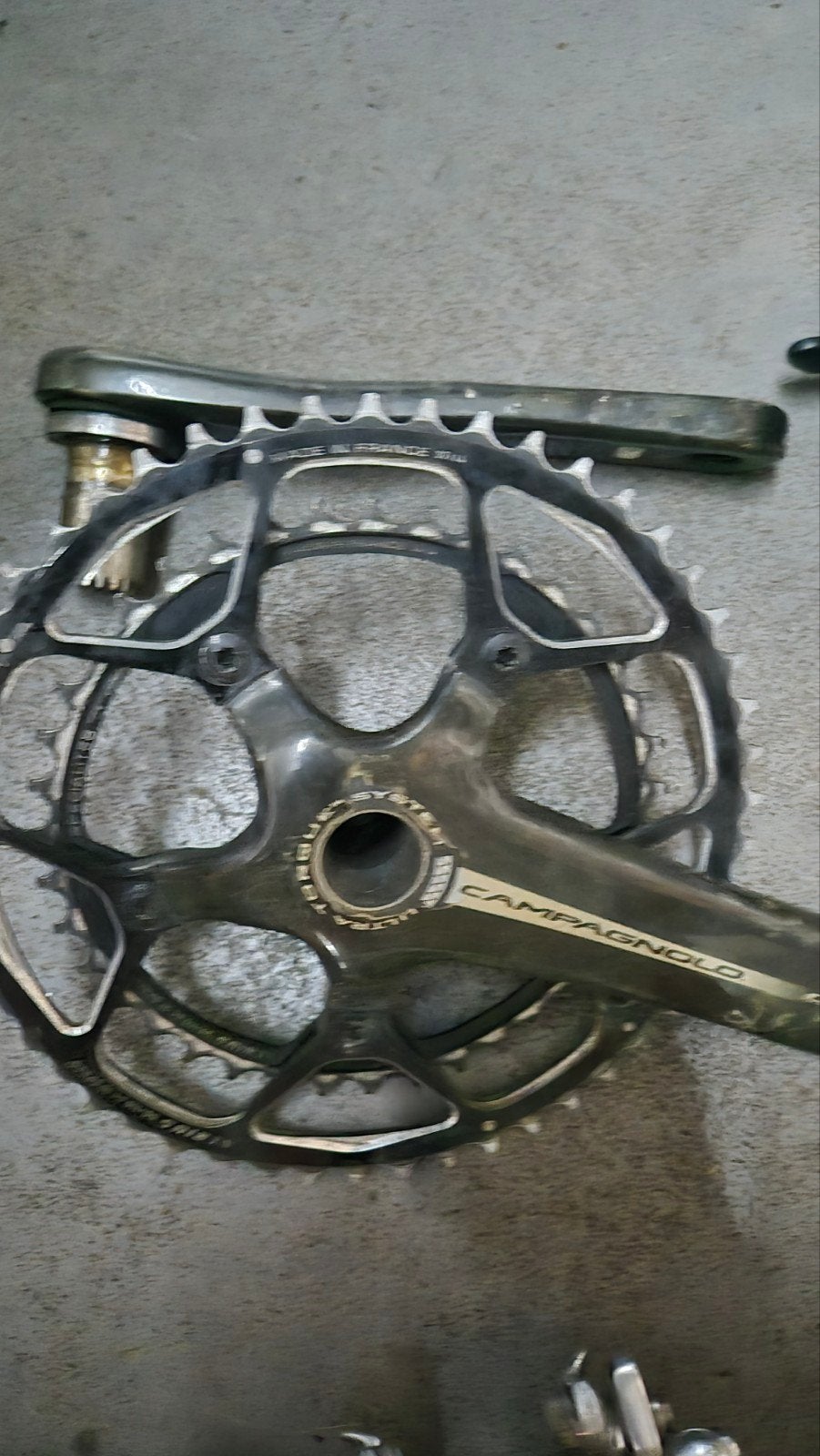 campagnolo chorus 10sp crankset, Fietsen en Brommers, Ophalen of Verzenden, Gebruikt