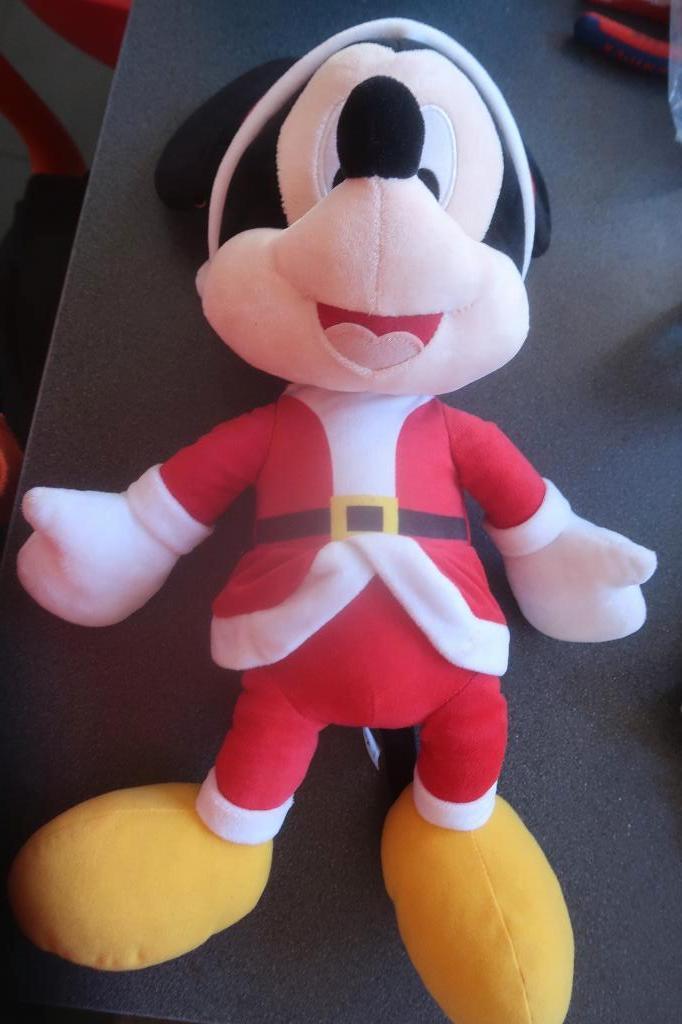 knuffel mickey mousse, Ophalen of Verzenden, Mickey Mouse, Zo goed als nieuw, Knuffel