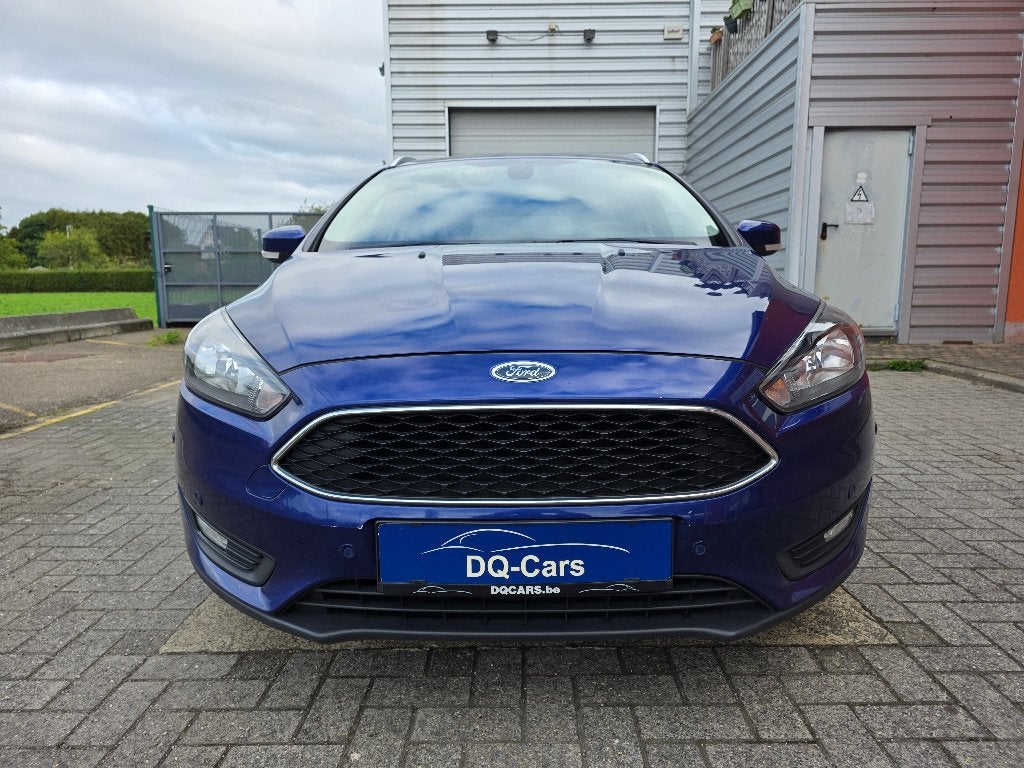 Ford Focus EcoBoost - 03/2018, Auto's, Stof, 110 g/km, Blauw, Bedrijf