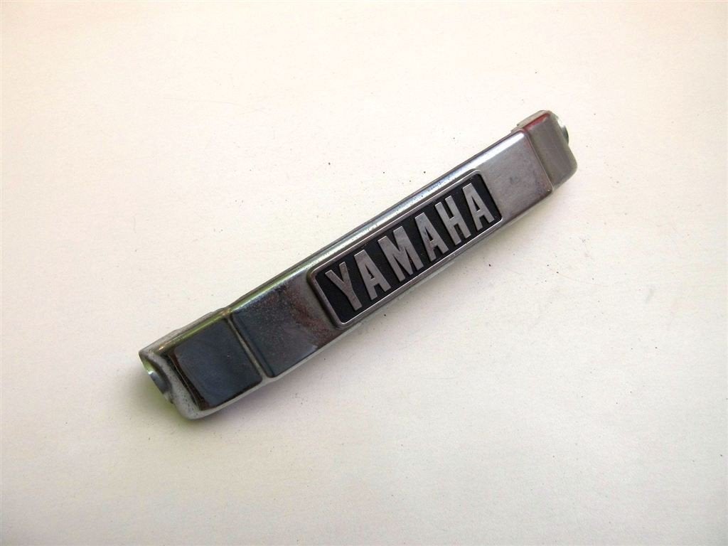 Yamaha XV500 voorvork embleem logo Virago XV 500 fork badge, Motoren, Ophalen of Verzenden, Gebruikt