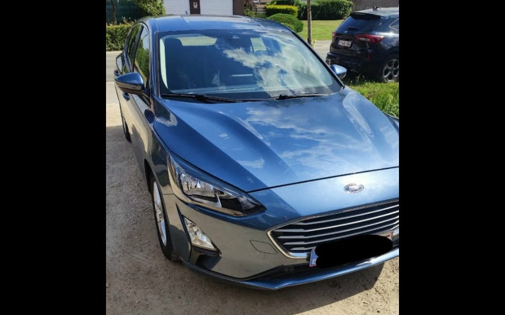 Ford focus benzine, Auto's, Ford, Dealer onderhouden, Stof, Blauw, 107 g/km