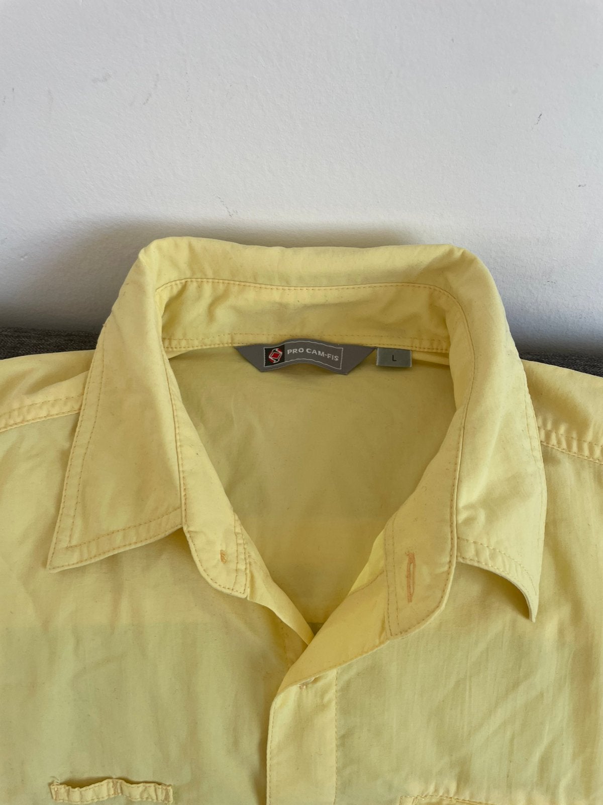 Chemise jaune L, Kleding | Heren, Overhemden, Ophalen, Nieuw, Geel