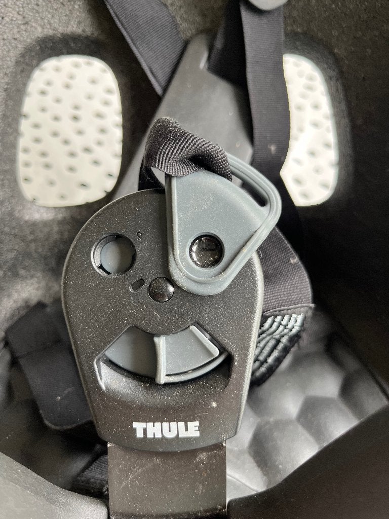 Thule fietsstoeltje, Fietsen en Brommers, Fietsaccessoires | Fietsstoeltjes, Ophalen, Voetsteuntjes, Yepp (Thule), Voorzitje