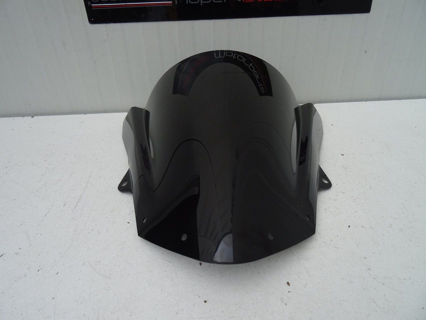 Zwarte Verhoogde Kuipruit Kawasaki ZX6R Ninja 2009-2010-2011, Motoren, Gebruikt, -, -, Ophalen of Verzenden