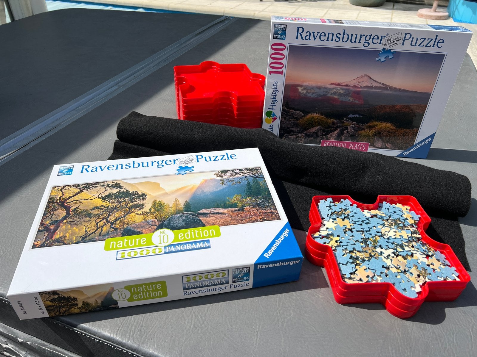 PUZZEL SET Ravensburger, Hobby en Vrije tijd, Overige Hobby en Vrije tijd, Ophalen, Zo goed als nieuw