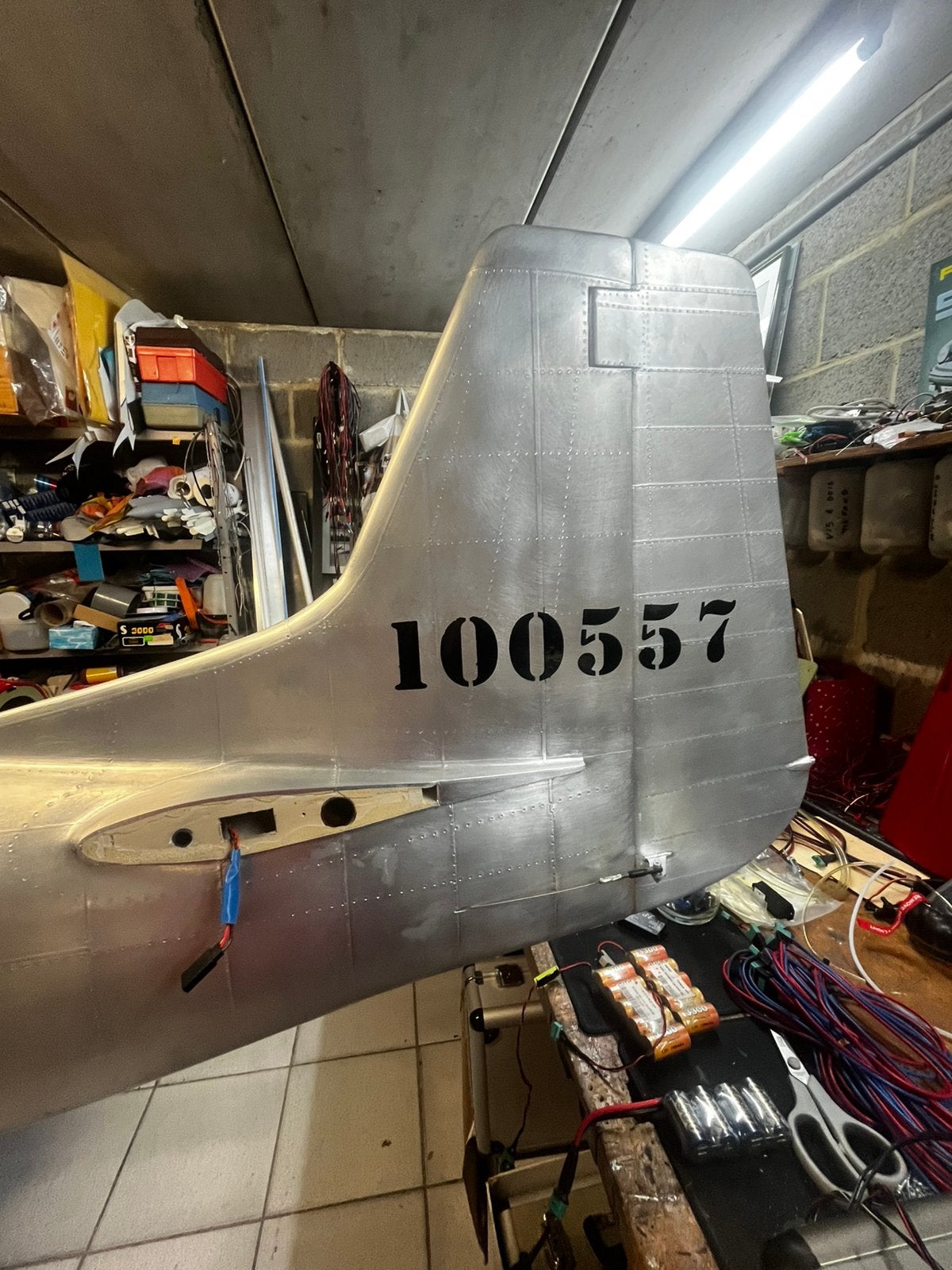 Mustang P 51 + Roto 130, Enlèvement, Neuf, Essence, RTF (Ready to Fly)
