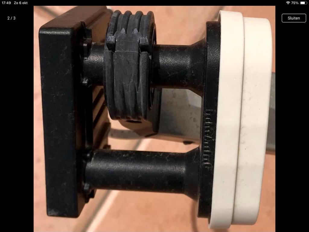 Dubbele kop te koop voor satelliet schotel., Ophalen, Gebruikt