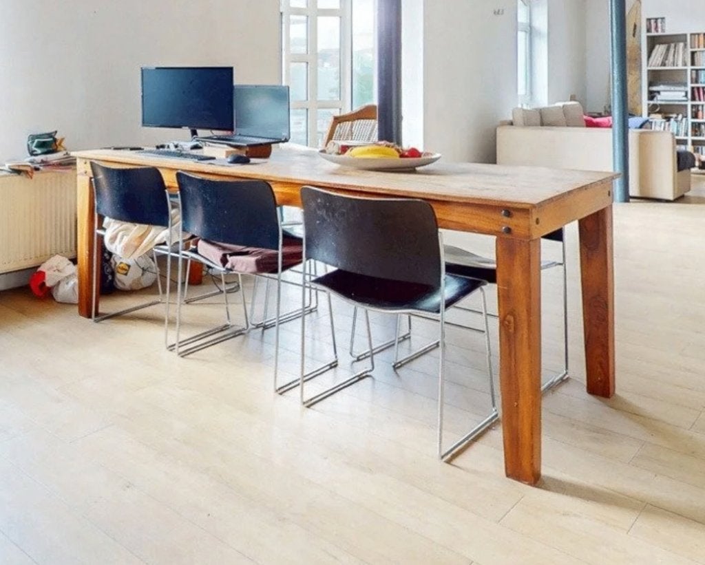 Table en bois massif, 150 à 200 cm, Cinq personnes ou plus, Enlèvement, Utilisé