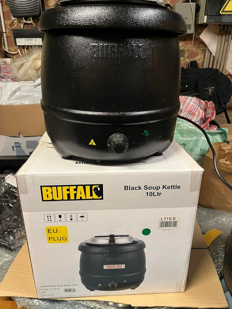 2 Marmites chauffe-soupe professionnelle Buffalo  10L, Maison & Meubles, Cuisine | Casseroles & Poêles, Utilisé, Autres types