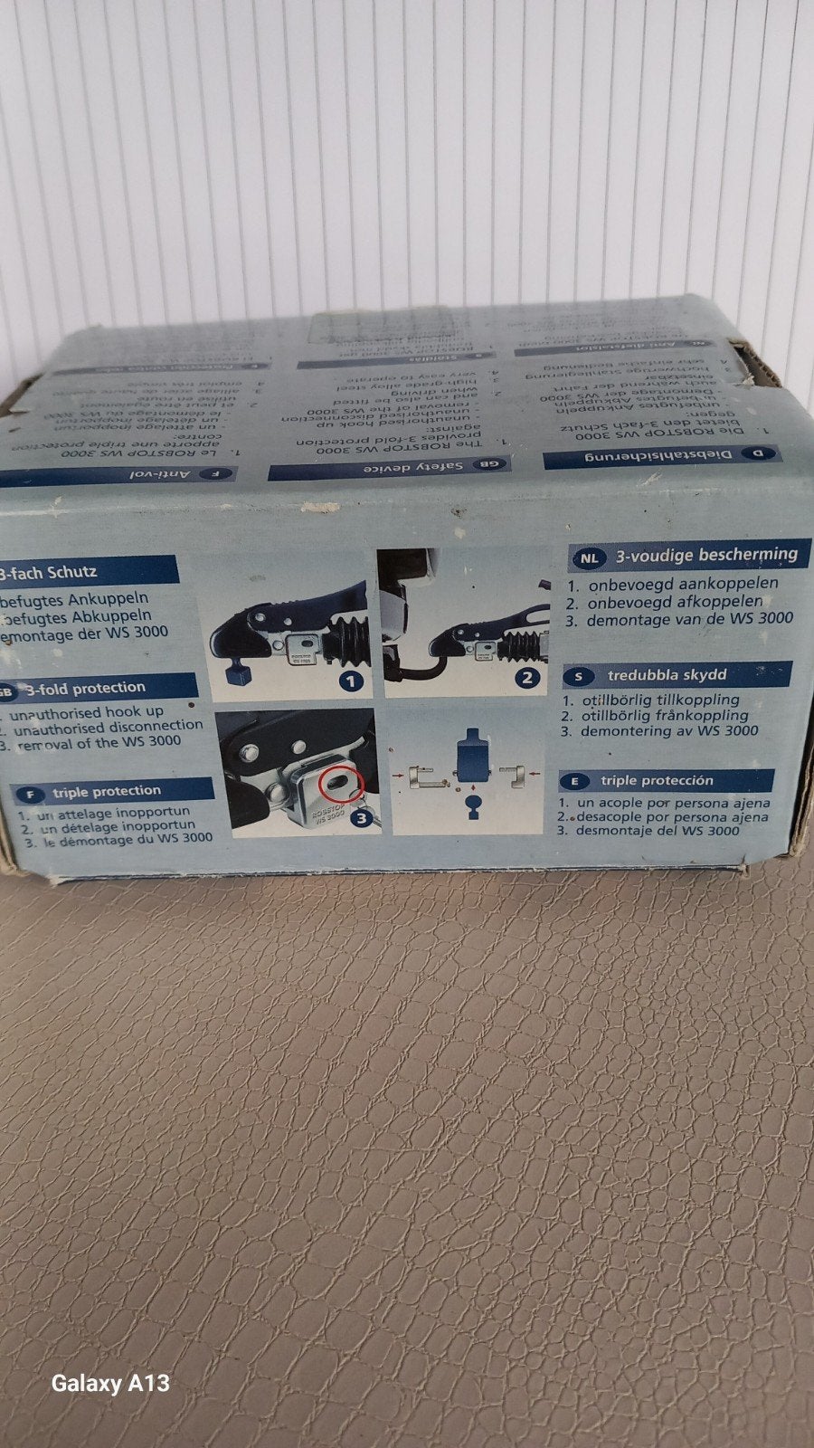 disselslot robstop, Caravans en Kamperen, Ophalen, Nieuw