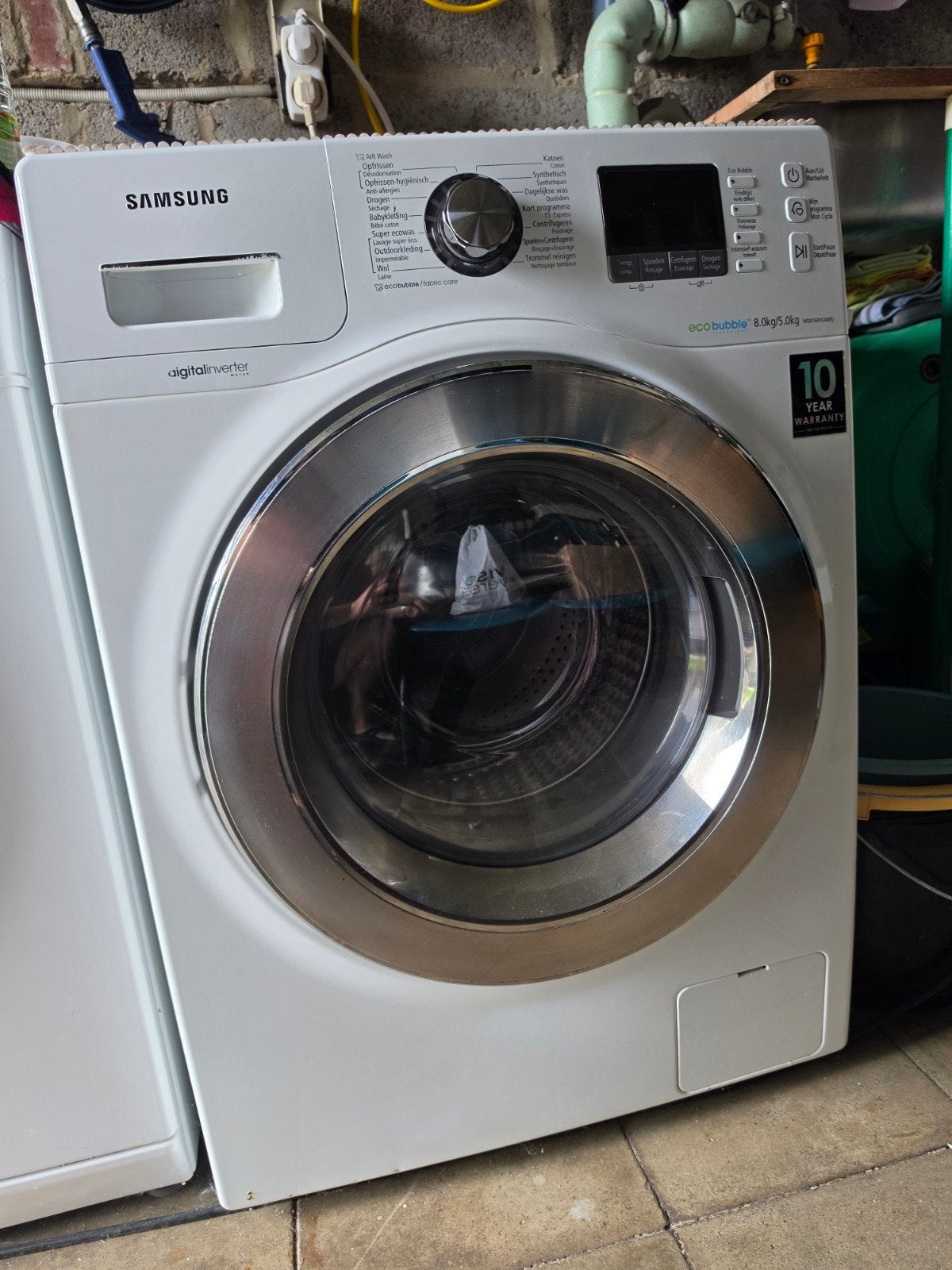 Samsung wasmachine en droger !, Ophalen, Gebruikt, Energieklasse A of zuiniger, Voorlader