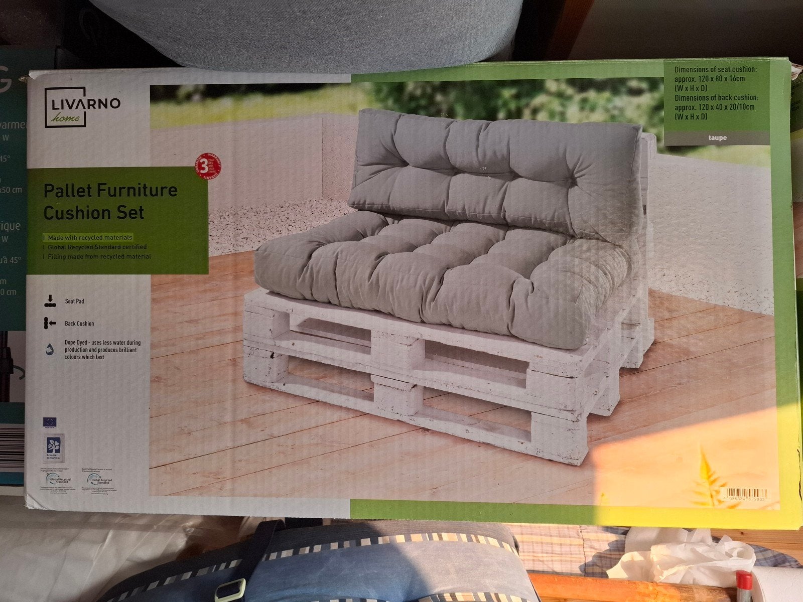 Palletkussens 2 sets, Tuin en Terras, Ophalen