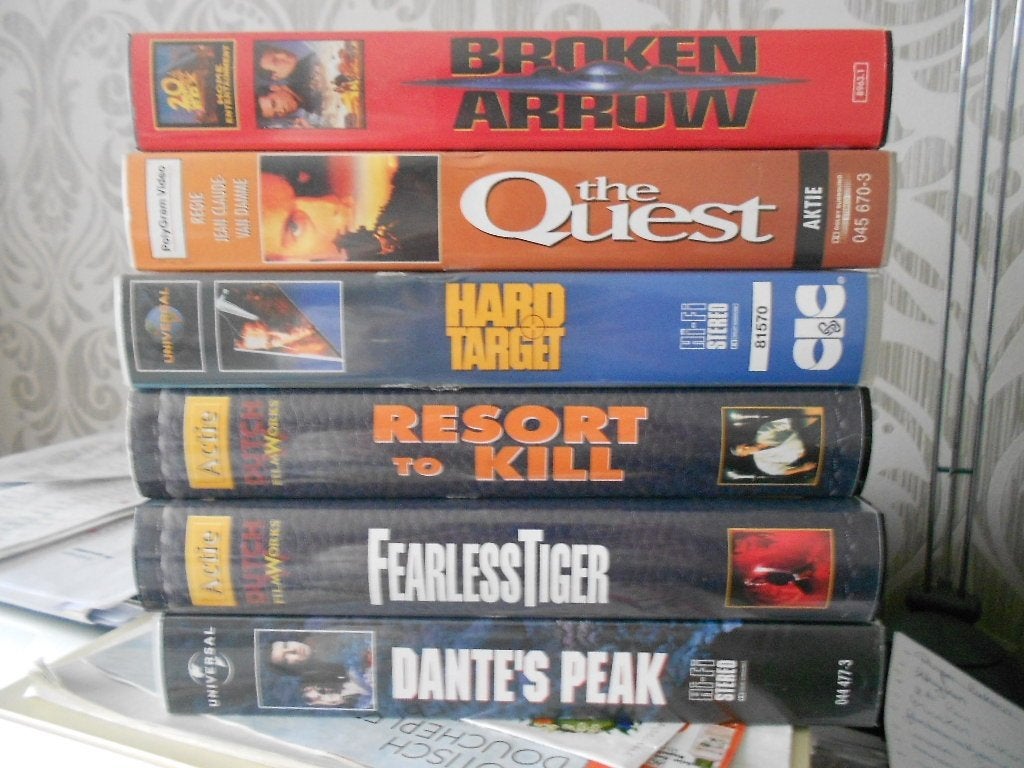 originele VHS video's actie, kunnen per stuk gekocht worden, Cd's en Dvd's, VHS | Film, Nederlands ondertiteld, Ophalen of Verzenden