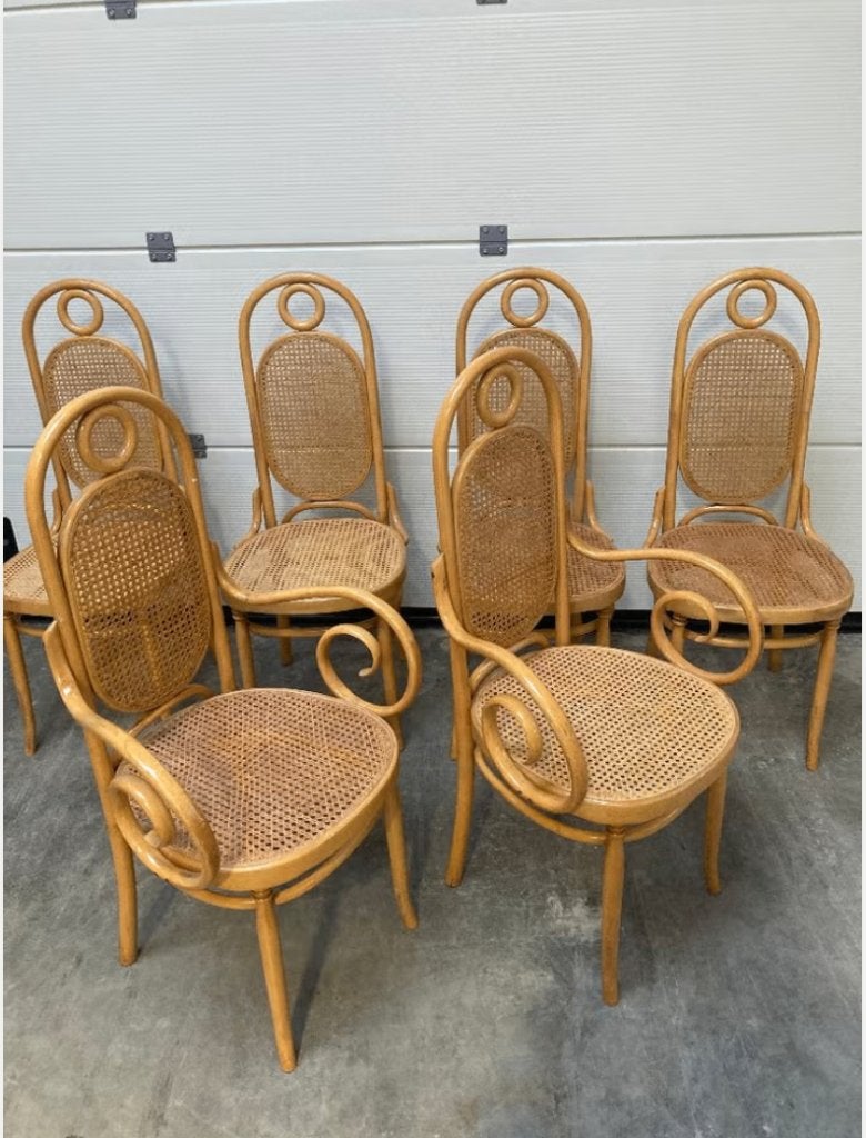 lot vintage stoelen, Huis en Inrichting, Stoelen, Ophalen, Gebruikt