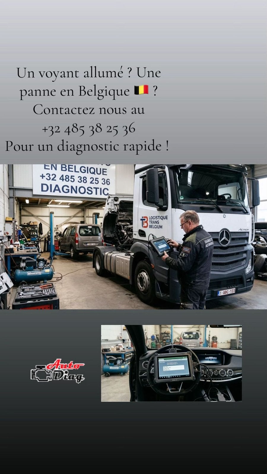 Diagnostique voiture camion