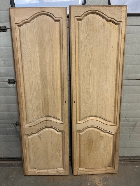 Nouvelles portes d'armoires en chêne, Bricolage & Construction, Neuf, Moins de 200 cm, Enlèvement, Bois