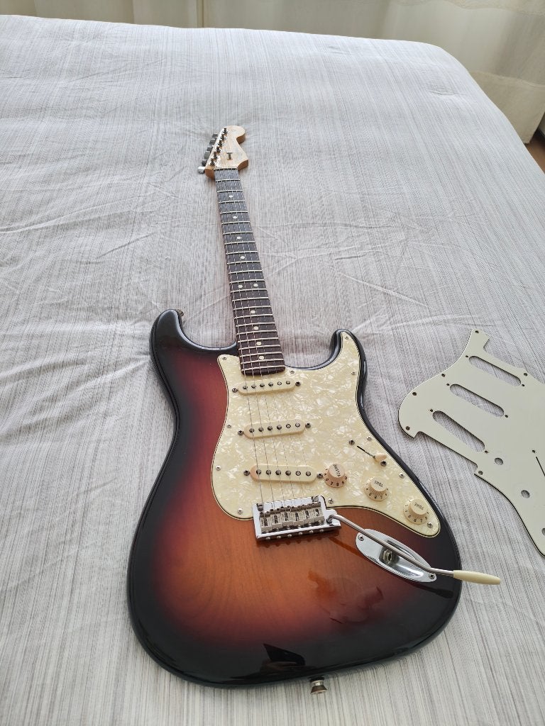 Fender American Standard Stratocaster USA uit 2015, Muziek en Instrumenten, Ophalen, Gebruikt, Solid body, Fender