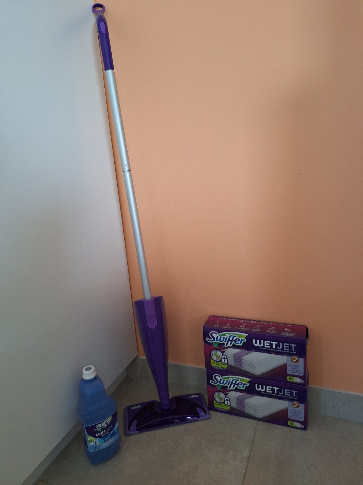 swiffer wetjet, Enlèvement
